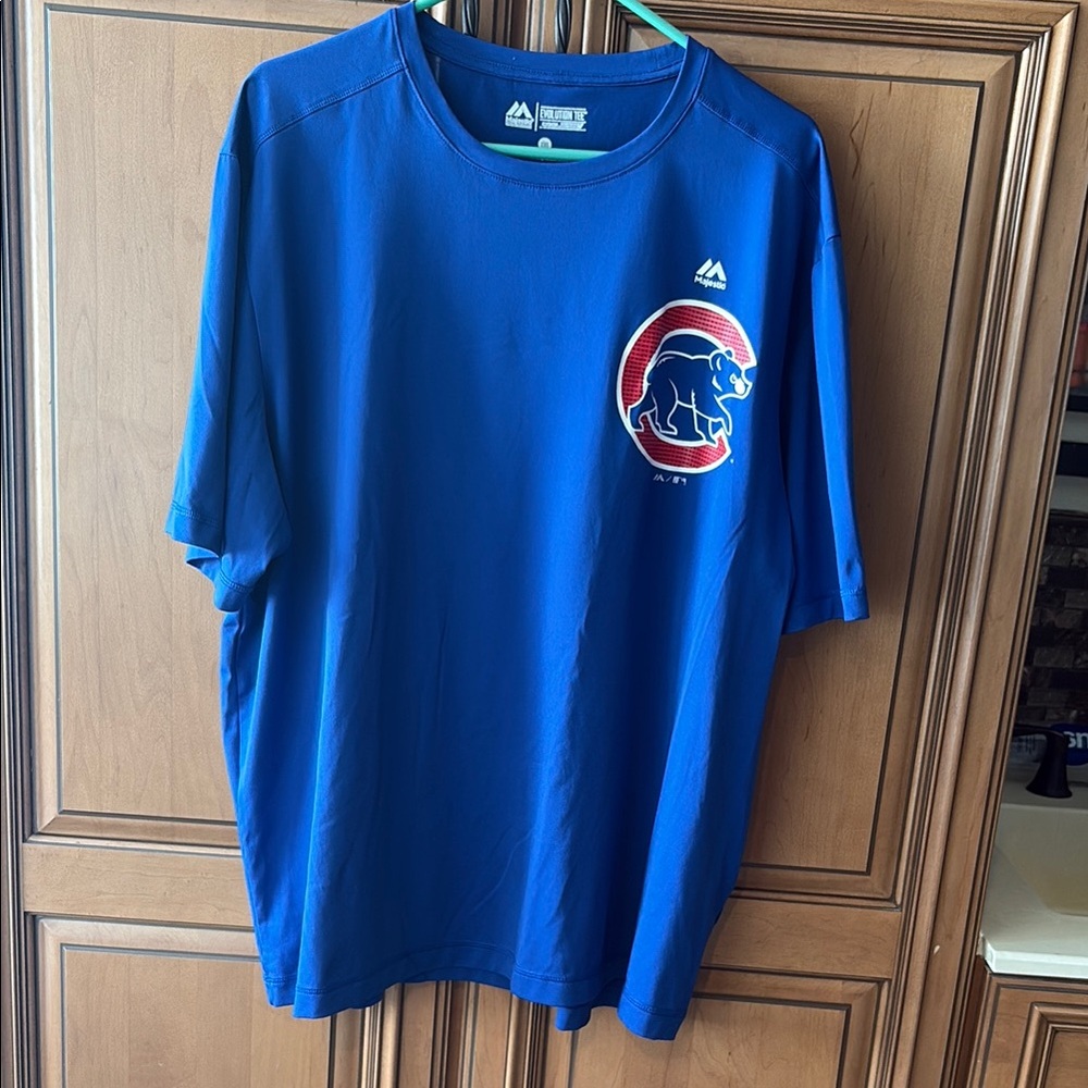 Majestic Royal Blue Cubs Tee